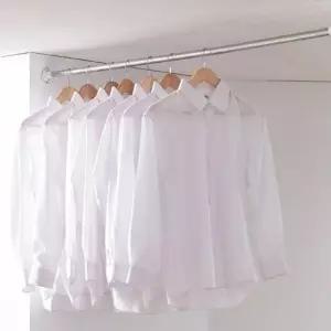 못없는 옷걸이봉 옷장압축파이프 장롱봉 늘어나는