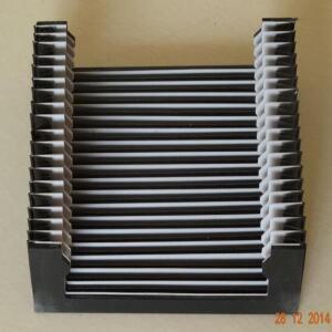 아코디언 CNC 기계 벨로우즈, 삼중 나일론 천  PVC 엔드 플레이트, Lmax580/width400/height 52