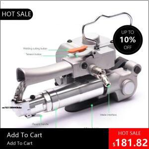 1946 2025 3500N Baler Portable Pneumatic PET Strapping Machine Tool 19-25mm