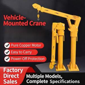 업그레이드된 신형  트럭 장착 크레인 - 가정용 마당 경량 화물 리프팅용 휴대용