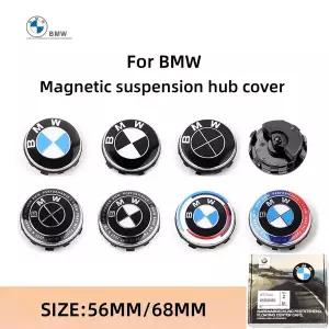 자동차휠캡 56/68mm 자동차 허브 커버 자석 서스펜션 타이어 센터 BMW 호환 1/3/5/7 시리즈 X1 X3 X5 50주