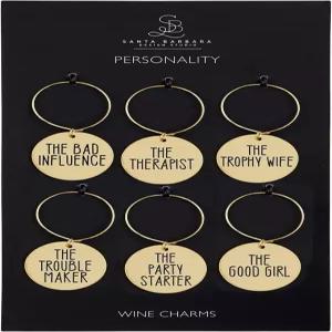 산타 바바라 디자인 스튜디오 아연 합금 와인 참 6종 세트 개성