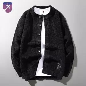 라운드 남자 가디건 스웨터 5컬러 니트 쿨링 린넨