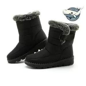 겨울용 방한 패딩 부츠 푹신한 양털 털 포근한 여자가을신발 앵글부추 발목부츠