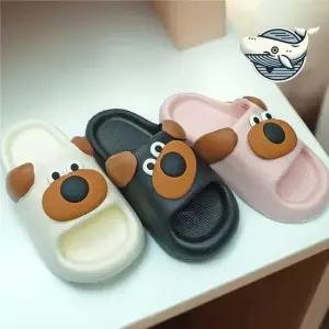 강아지 디자인 여성 슬리퍼 쿠션감이득 실내용 여성슬리퍼 여름슬리퍼 발편한슬리퍼