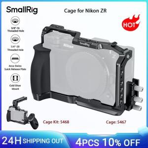 ZR 용 SmallRig 카메라 케이지 w 클램프 실리콘 핸들 내장 Arca- Gimbals 스위스 퀵 릴리스 플레이트 5467