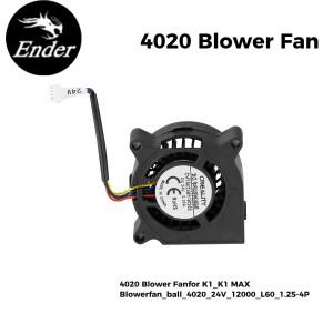 CREALITY 4020 송풍기 팬 K1C_K1 Max DC24V 0.3A   부품 3D 프린터 액세서리