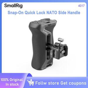 SmallRig 4017 스냅온 퀵 잠금 NATO 측면 핸들 조정 가능한 슬라이드 DSLR 카메라용 35mm 콜드 슈 마운트