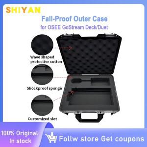 두꺼운 충격 방지 카메라 장비 외부 케이스 OSEE GoStream Deck/Duet 스위처 라이브 스트리밍 보관함