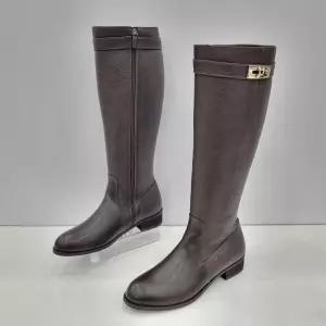 [탠디]미셸by탠디 여성 3CM 국내 제작 기모 내피 메탈 포인트 장식 클래식 롱