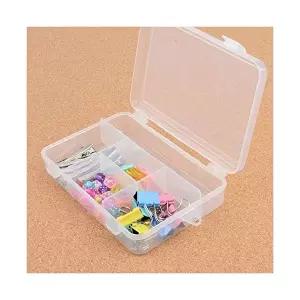 칸막이 수납케이스 X2개 5칸 다용도 반투명 심플 미니 (KYR-W81523F)