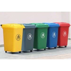 50리터 분리수거함 바퀴 쓰레기통 있음 적제함 사무실 식당