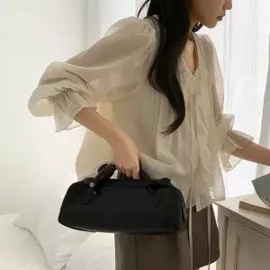 [코코블랑] 르네 러플 블라우스