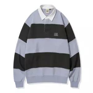 코드그라피 코드그라피 남여공용 스트라이프 럭비 맨투맨 CBEWUTL020CH