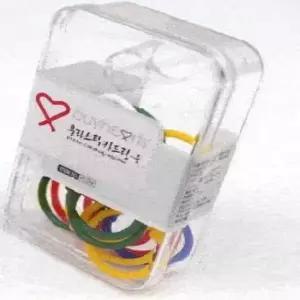 중형 카드링 열쇠고리 플라스틱 링 낱말 카드 고리 수납용