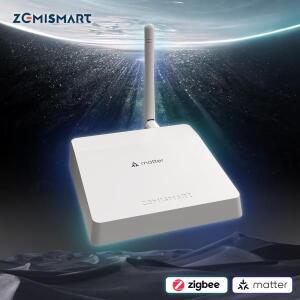 Zemismart Matter Zigbee 허브(외부 안테나 포함) M6 홈 브리지 게이트웨이 지원 Homekit Google SmartThin