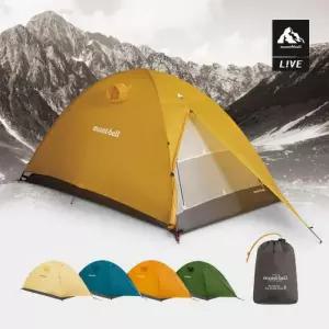 몽벨 1-2인용 캠핑 텐트 스텔라릿지 텐트 + 플라이 + 그라운드시트 세트