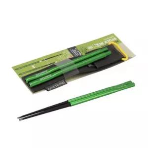 몽벨 캠핑 휴대용 나무 젓가락 스턱 인 노바시 찹스틱 다크그린