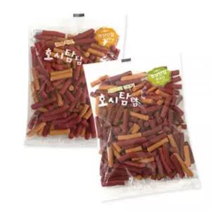 호시탐탐 애견 간식 훈련용 모이스트 버거 치즈 오리 양고기100g