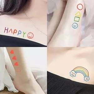 타투 문신 스티커 30종 물놀이용 붙이는 디자인-WFIUIIW