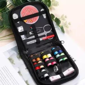 [골드스마일]올인원 바느질세트 미싱바느질키트 실 바늘 가위 줄자