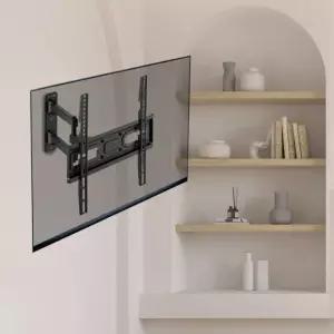 TV 모니터 벽걸이 브라켓 거치대 관절형 지지대높이조절 좌우회전