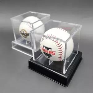 [콩심팥심]야구 싸인볼 보관용 아크릴 야구공 진열 거치대 케이스