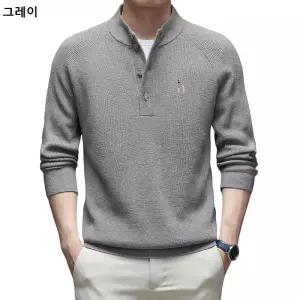 헤지스 남성 라운드넥 니트 스웨터 ZP6695