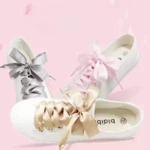 운동화끈 새틴 공단 2p 한쌍 악세사리 신발 패션 소품 여성