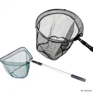 [콩심팥심](마이도매)원터치 원형 삼각 뜰채 바다 민물 겸용