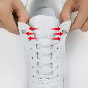 무매듭 납작 고무신발끈 납작형 A6 jWb9+3JQs