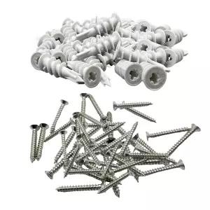 드라이월 헤비 듀티용 디시오 월 앵커 및 스크류 키트 300개 자체 드릴 시트록 TV 마운트 그림 걸기용