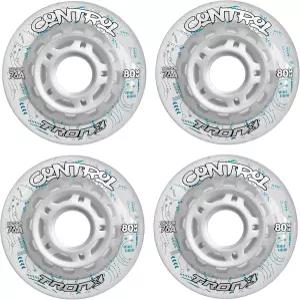 트론엑스 컨트롤 실내 소프트 76A 롤러 인라인 하키 휠 59mm 68mm 72mm 76mm 및 80mm 하이로