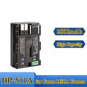 캐논 30D DSLR 카메라 교체용 고용량 2800mAh BP-511A 배터리 충전기 포함