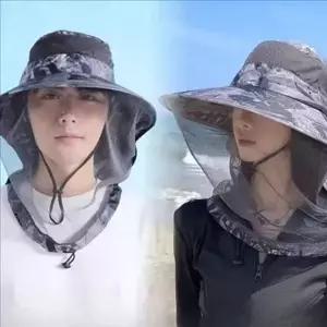 [골드스마일]낚시 벌 망 모자 방충 해충 방지 모자 캠핑 벌초용