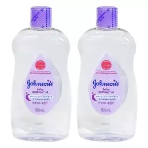 존슨즈 베이비 베드타임 오일 500ml X 2개 존슨즈베이비오일 유아오일 베드타임오일