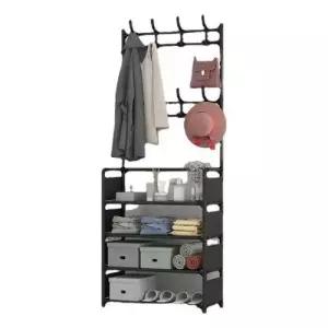 4단 5단 철제 스탠드 행거 옷걸이 신발장 조립식 수납장 WFLH9MS