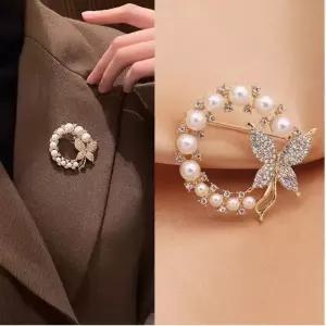 여성용 10종 선물 정장 옷핀 다용도 진주 패션 브로치