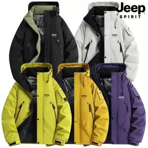 지프 JEEP SPIRIT 그래핀 안감 집업 점퍼 후드 캠핑점퍼 방수 아웃도어 패딩 방한 자켓 남성 여성 커플 여자 남자 빅사이즈 자켓 JP90