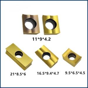 10pcs 경사지는 기계 플랫 기계 핸드 모따기 기계 초경 인서트 스테인레스 스틸 파이프 엔드 플랫