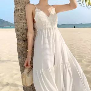 [제이커머스]휴양지 원피스 바캉스 룩 민소매 여름 롱 비치 롱원피스 바캉스원피스 여름원피스 비치원피스