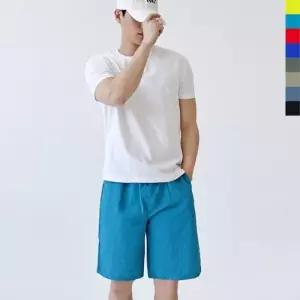 커플 워크 비치웨어 GSS N35M 비치 남자 팬츠 남여공용 밴딩 반바지 남여 밴딩