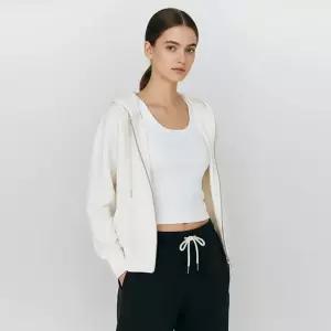 {매장정품} 지오다노 325516 여 벨벳 후드 집업 25FALL 신컬러 1231787