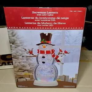 코스트코 크리스마스 장식 LED 눈사람 랜턴 장식 마켓송지2601