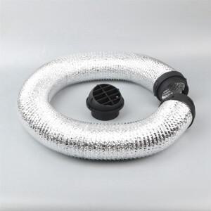 호환상품 클래식-75mm 자동차 히터 파이프 덕트  공기 배출구 환기 호스 클립 세트 (웨바스토 에버스파이어