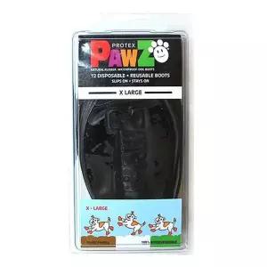 [셀러에이드]포우즈 라텍스 애견신발 - (블랙)XL