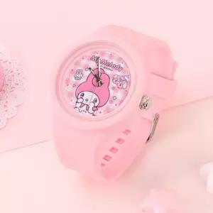 (힘찬)마이멜로디 실리콘 바늘시계 어린이 캐릭터 손목 몰랑 이선물 선물