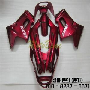 가와사키 닌자 ZZR250 용 오토바이 페어링 키트 재건 90 07 1990 2000 ABS 레드 차체