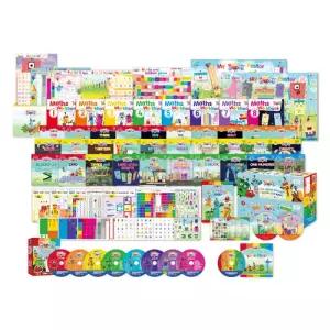 넘버블럭스 영어로 배우는 수학 워크북 DVD 세트 수업용 수놀이