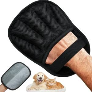 소파 가구 카펫 카시트 및 의류용 IPTPAS 반려동물 털 제거 장갑 정전기 제모 5손가락 디자인 유연한 이지